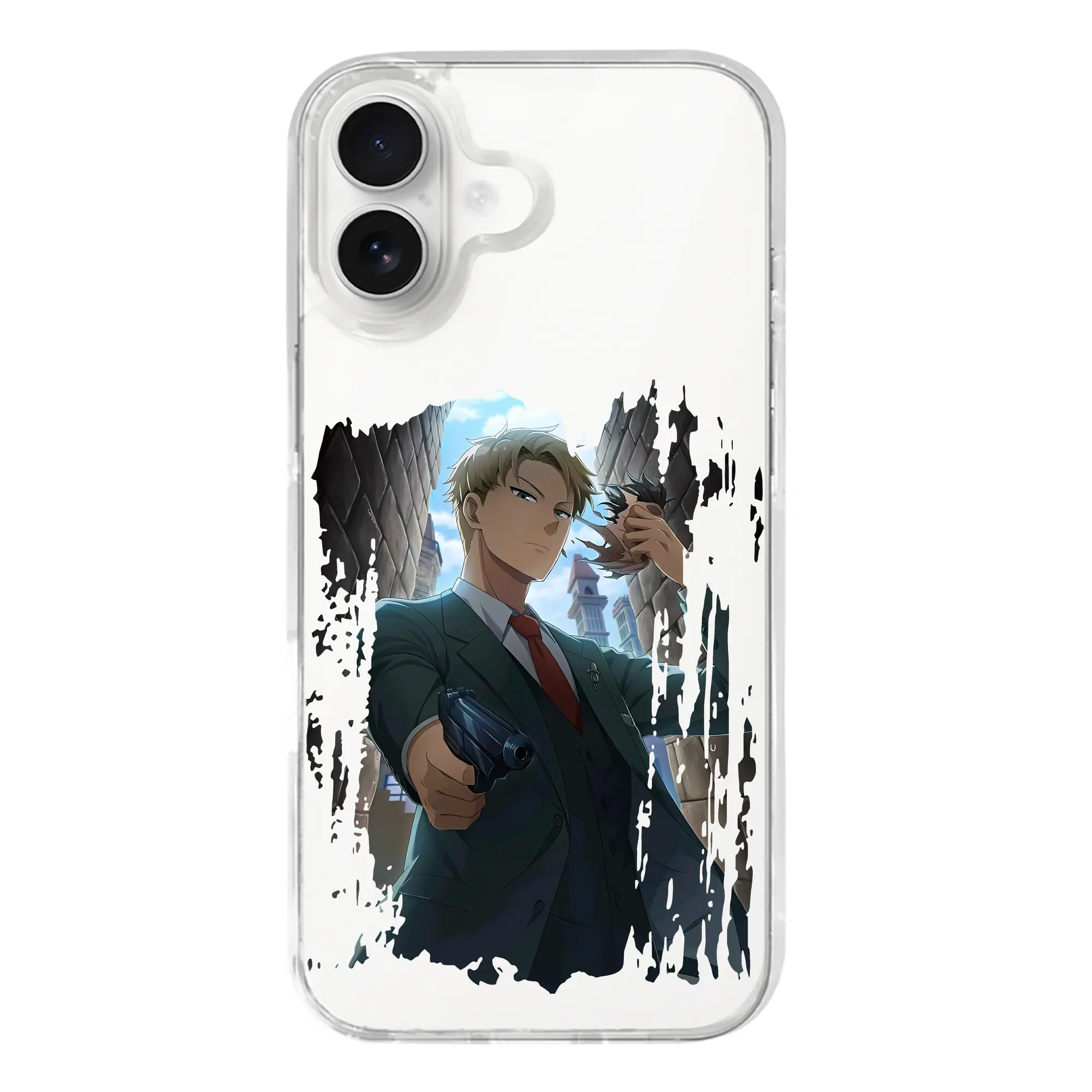 スパイファミリー グッズ,ロイド・フォージャー（Loid Forger） - iPhone 17シリーズ 透明スマホケース – 薄型・耐衝撃・精密フィット保護カバー